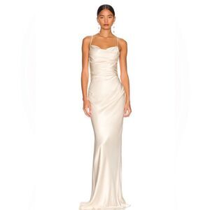 Shona Joy Cream Maxi Dress